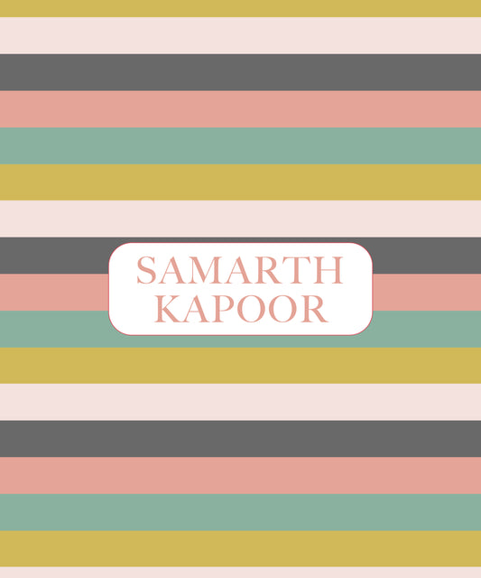 Personalised Folders - Stripes