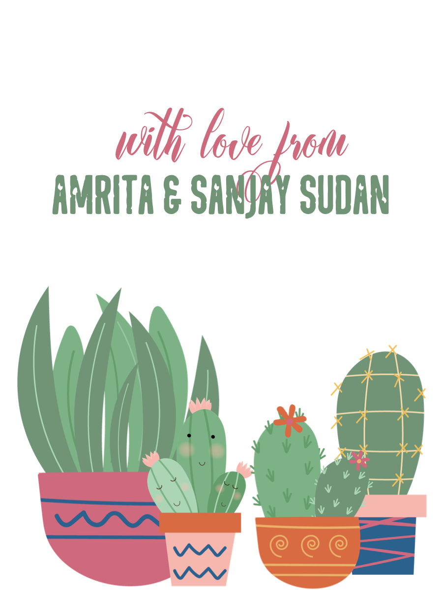 Ribbon Tags - Sweet Cactus