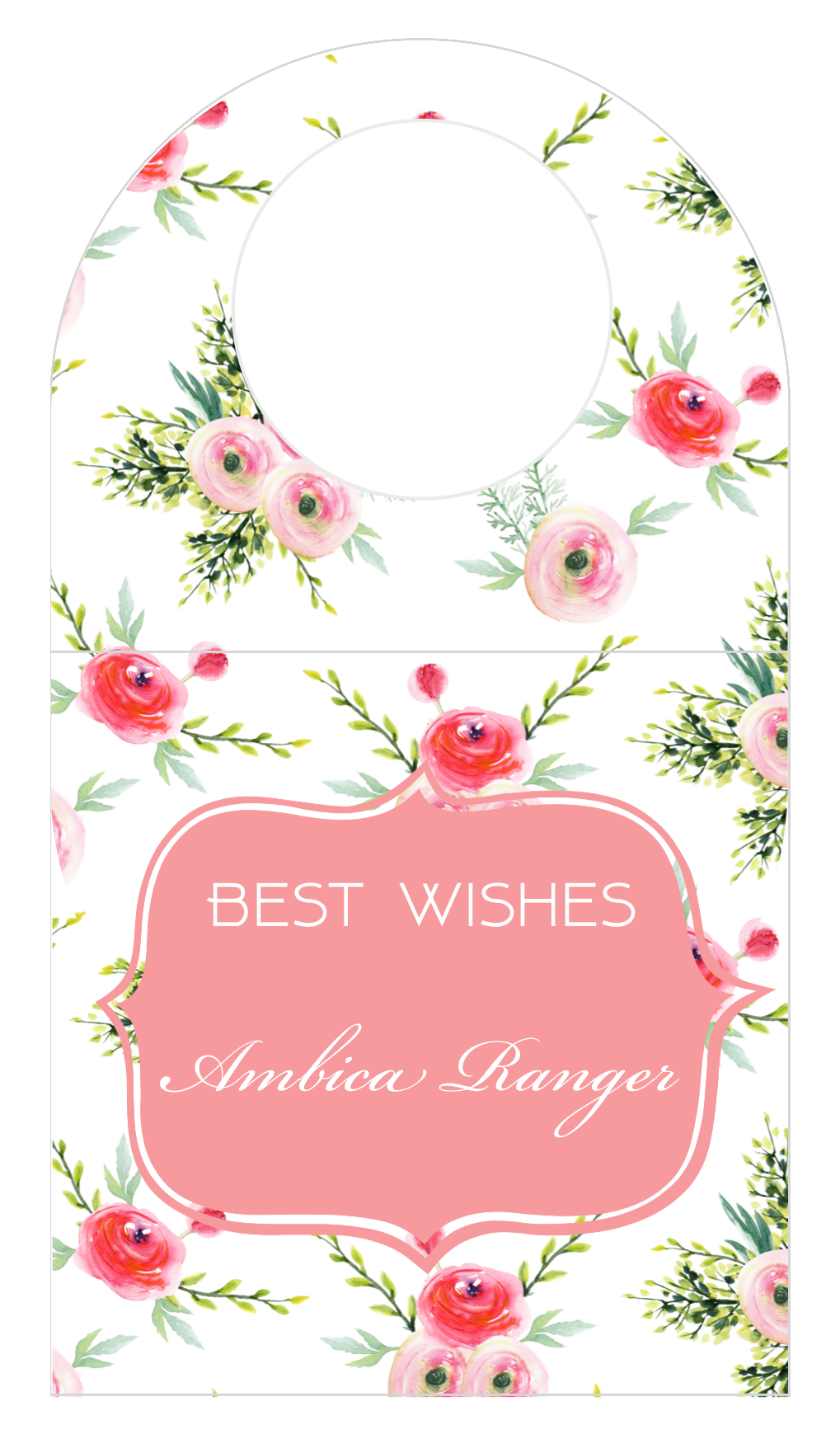 Bottle Tags - Sweet Bouquet