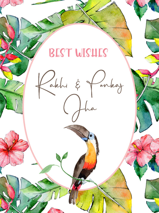 Ribbon Tags - Tropical