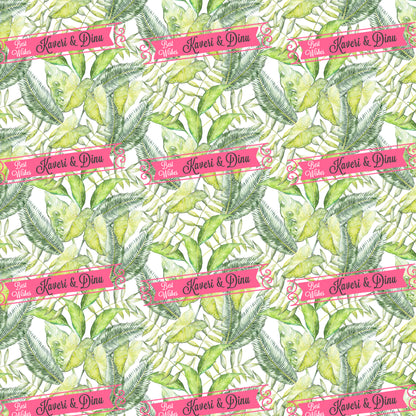 Personalised Wrapping Paper - Tropical Splendour