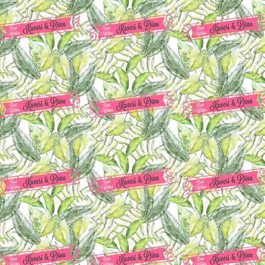 Personalised Wrapping Paper - Tropical Splendour