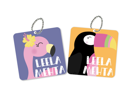 Bag Tags - Tropical Birds