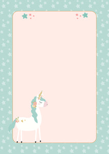 Note Pad - Magical Unicorn