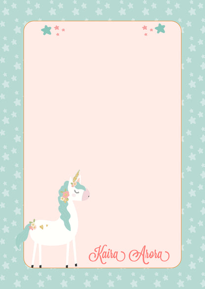 Note Pad - Magical Unicorn