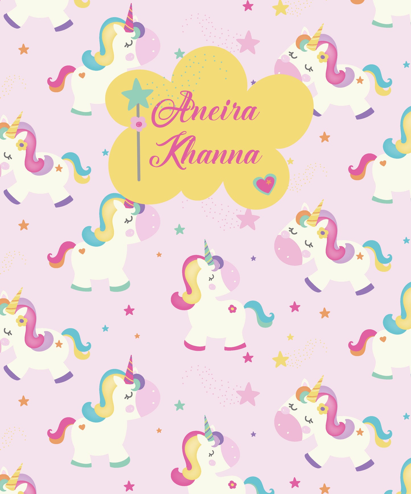 Personalised Folders - Unicorn Magic