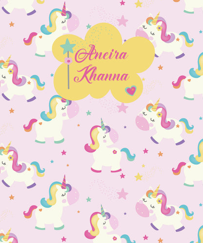 Personalised Folders - Unicorn Magic