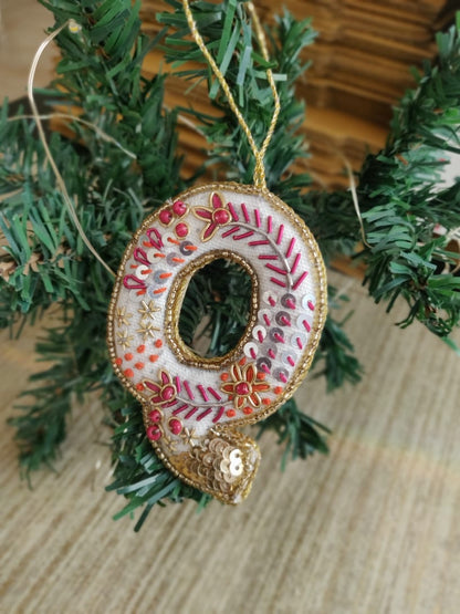 Embroidered Ornaments - Alphabets
