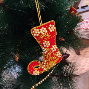 Embroidered Ornaments - Stocking