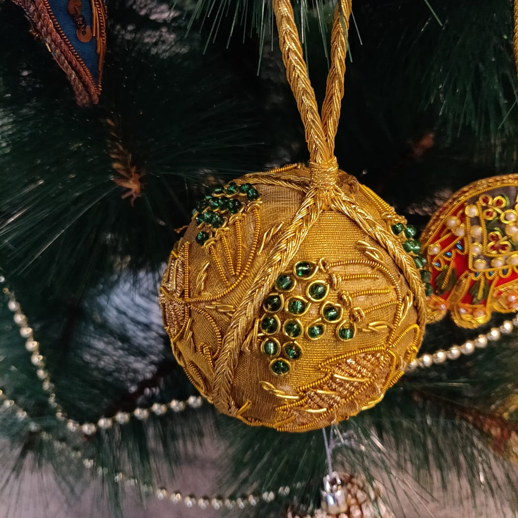 Embroidered Ornaments - Ball