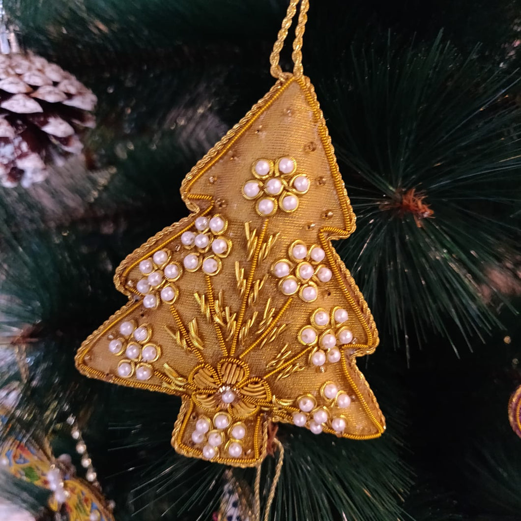 Embroidered Ornaments - Tree