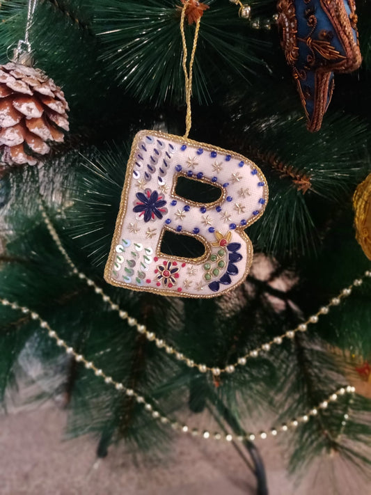 Embroidered Ornaments - Alphabets