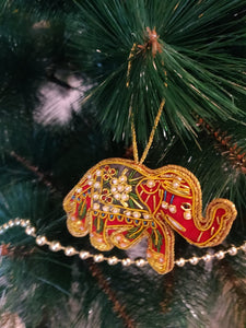 Embroidered Ornaments - Elephant