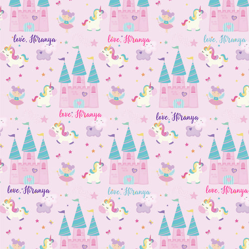 Personalised Wrapping Paper - Fairies & Unicorns