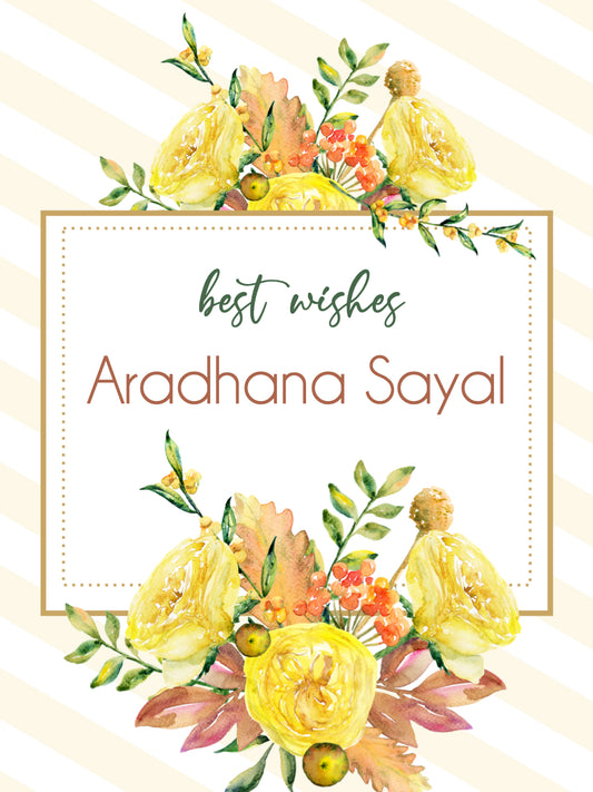 Ribbon Tags - Yellow Cheer