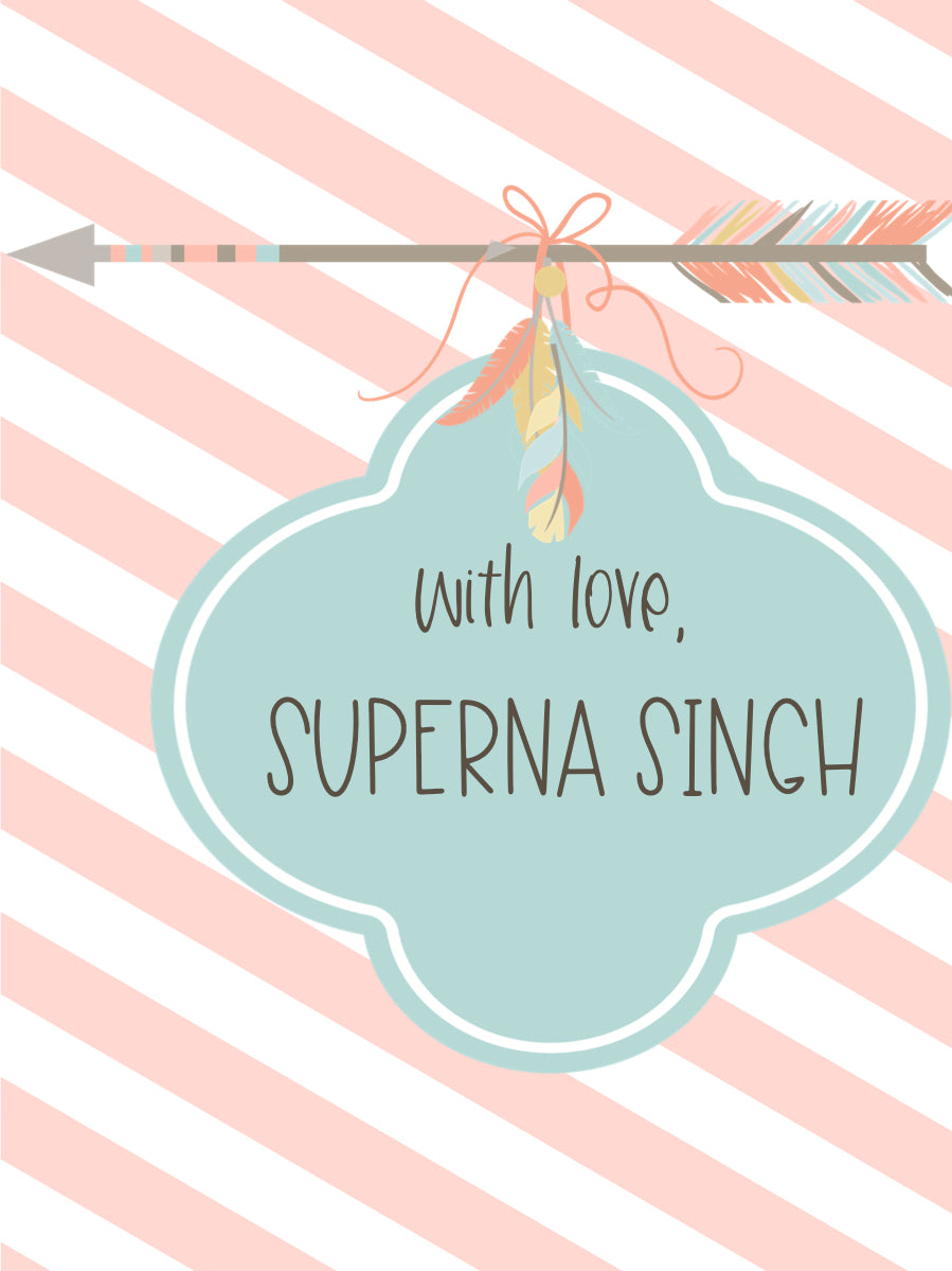 Ribbon Tags - Arrow