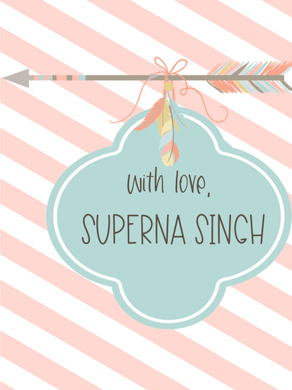 Ribbon Tags - Arrow