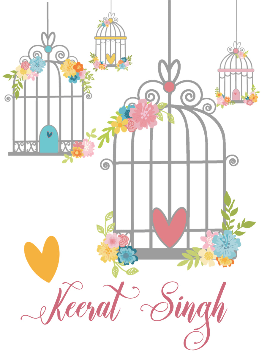 Ribbon Tags - Bird Cage