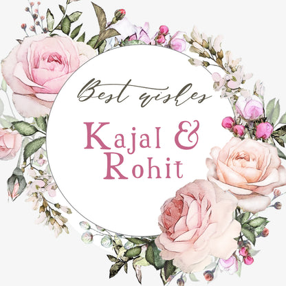 Gift Label - Blush Rose