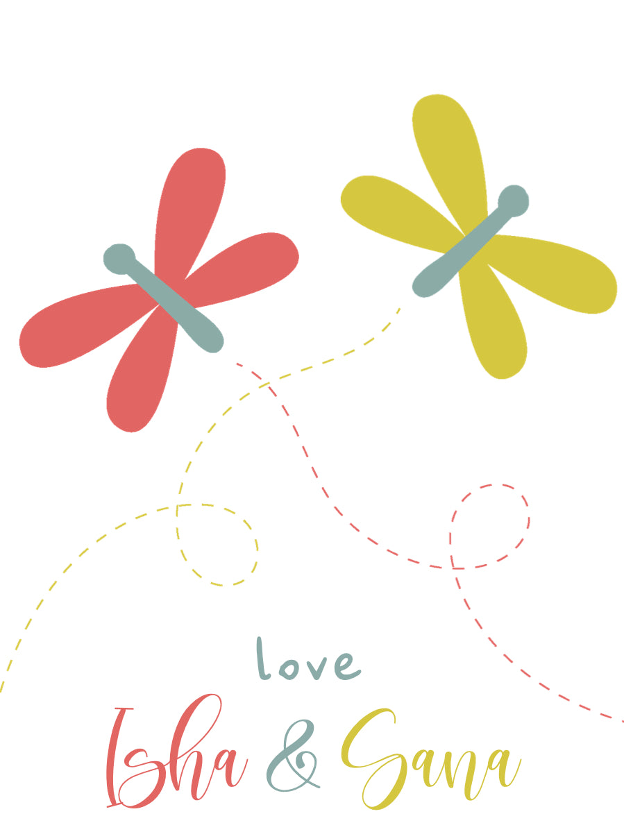 Ribbon Tags - Butterfly