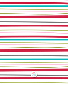 Clip Board - Candy Stripes