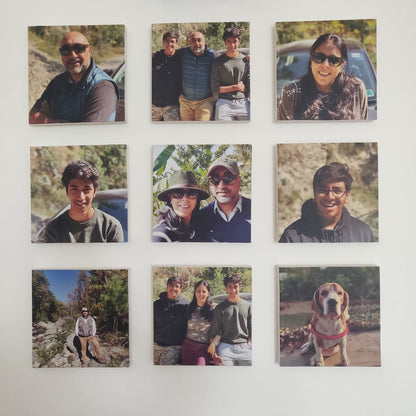 Canvas photo tiles label shabel