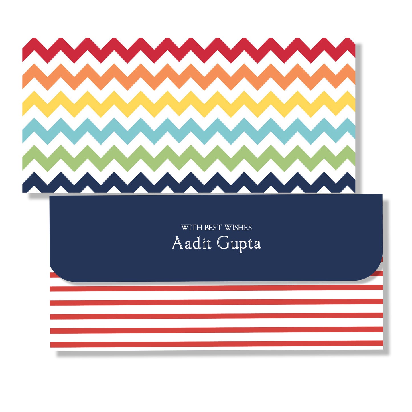 Gift Envelopes - Chevron Rainbow