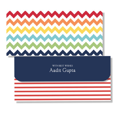 Gift Envelopes - Chevron Rainbow