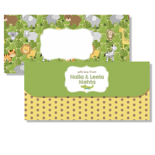 Gift Envelopes - Animal Safari