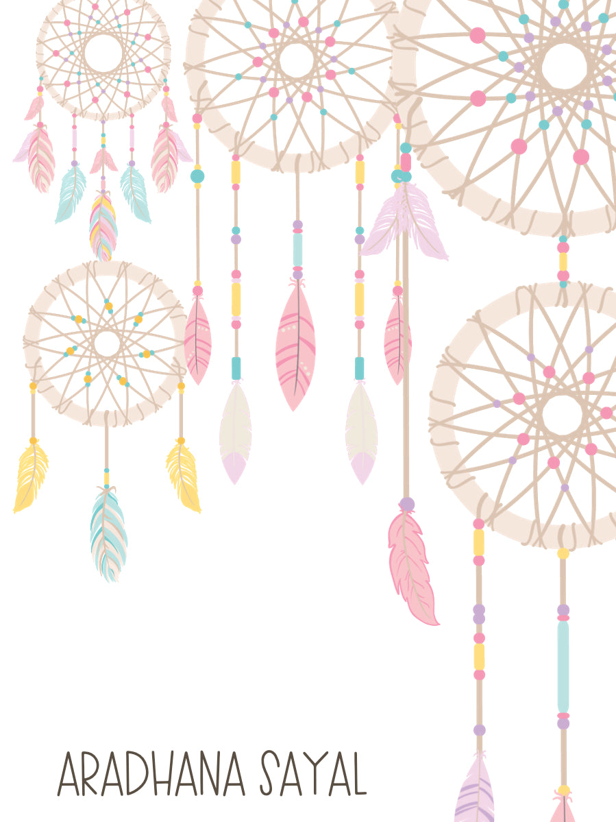 Ribbon Tags - Dream Catcher