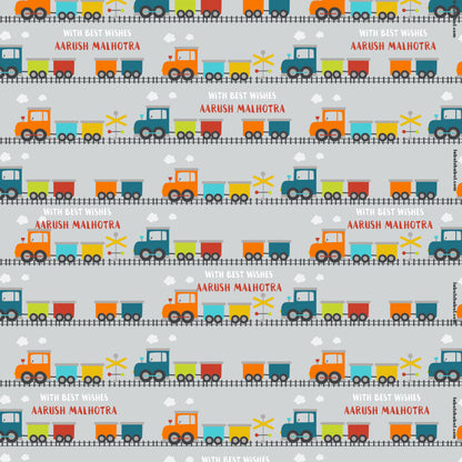 Personalised Wrapping Paper - Steam Train