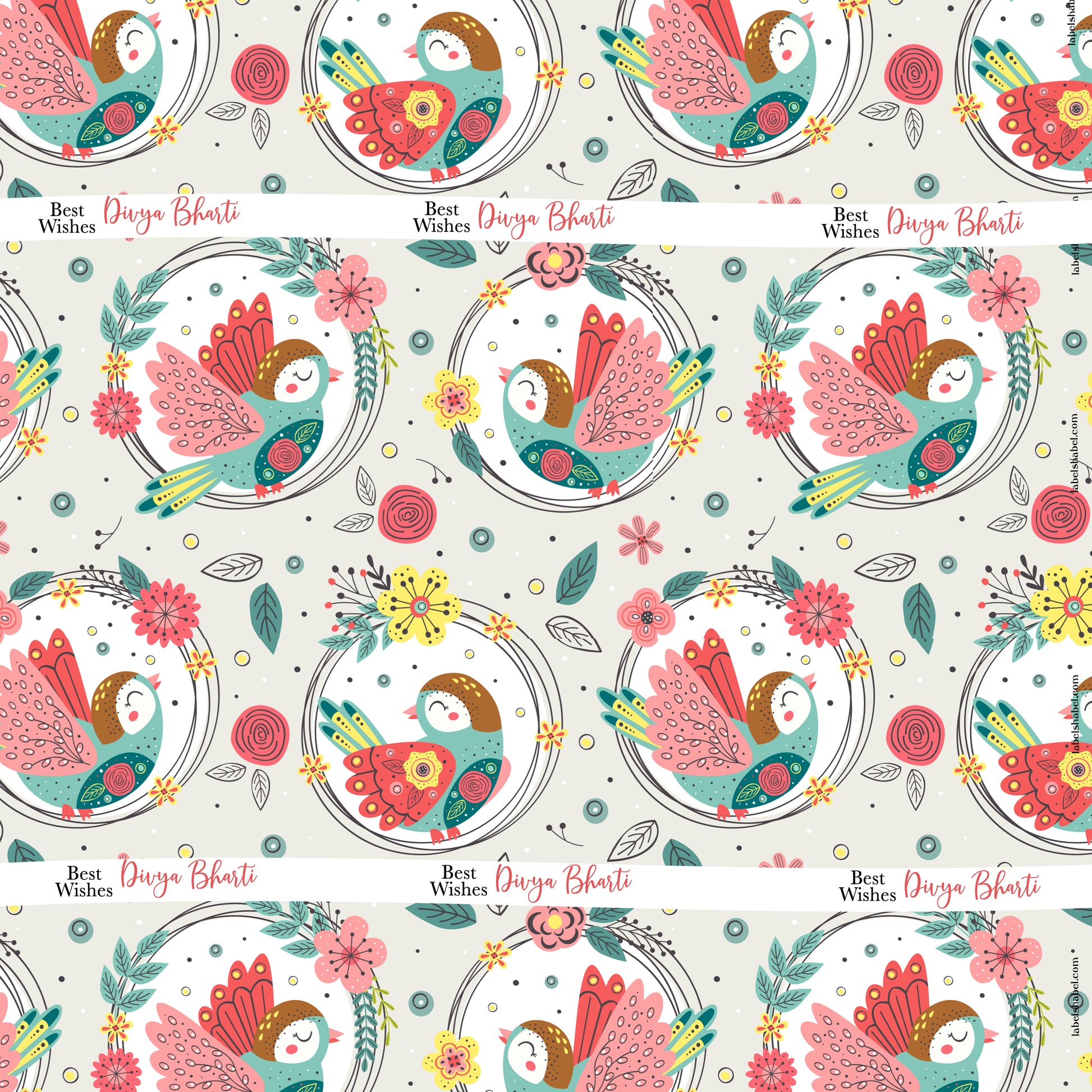 Personalised Wrapping Paper - Sweet Note