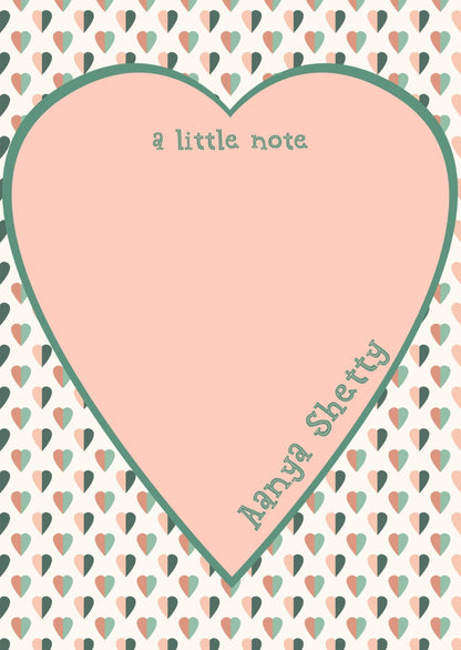 Note Pad - A Little Love