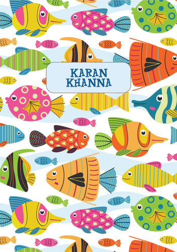 Personalised Note Book -  Fishy Business