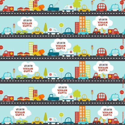 Personalised Wrapping Paper - In My City