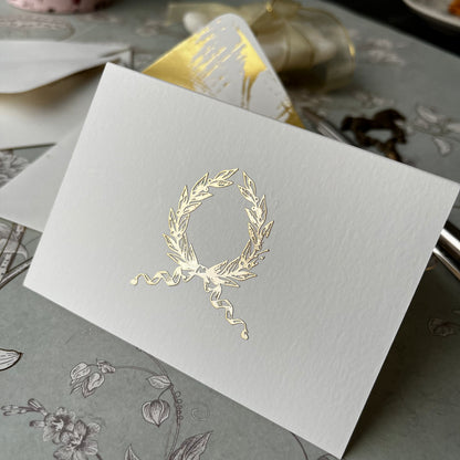 Wreath - Personalised Fold Card