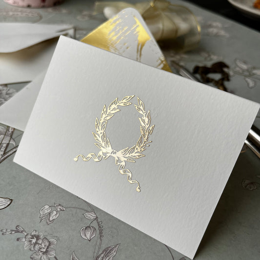 Wreath - Personalised Fold Card