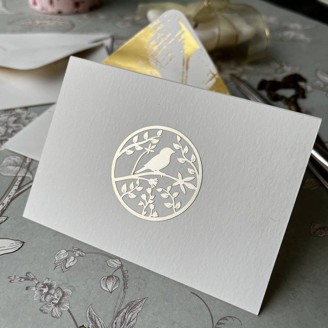 Nightingale Personalised Fold Card Labelshabel Nightingale personalised fold card labelshabel