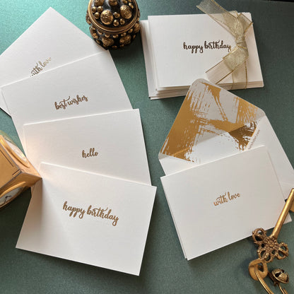 Words & Wishes - Personalised Fold Card