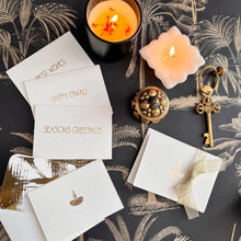 gold cream diwali gift card