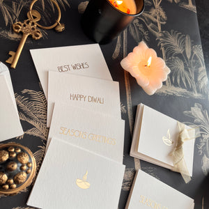 Diwali Greetings - Personalised Fold Card