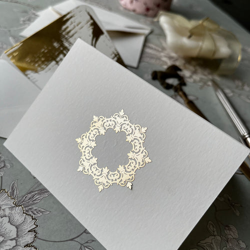 Lace - Personalised Fold Card