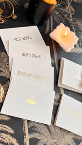 Diwali Greetings - Personalised Fold Card