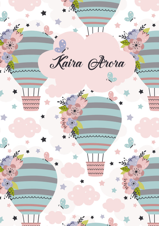 Personalised Note Book - Sweet Sky