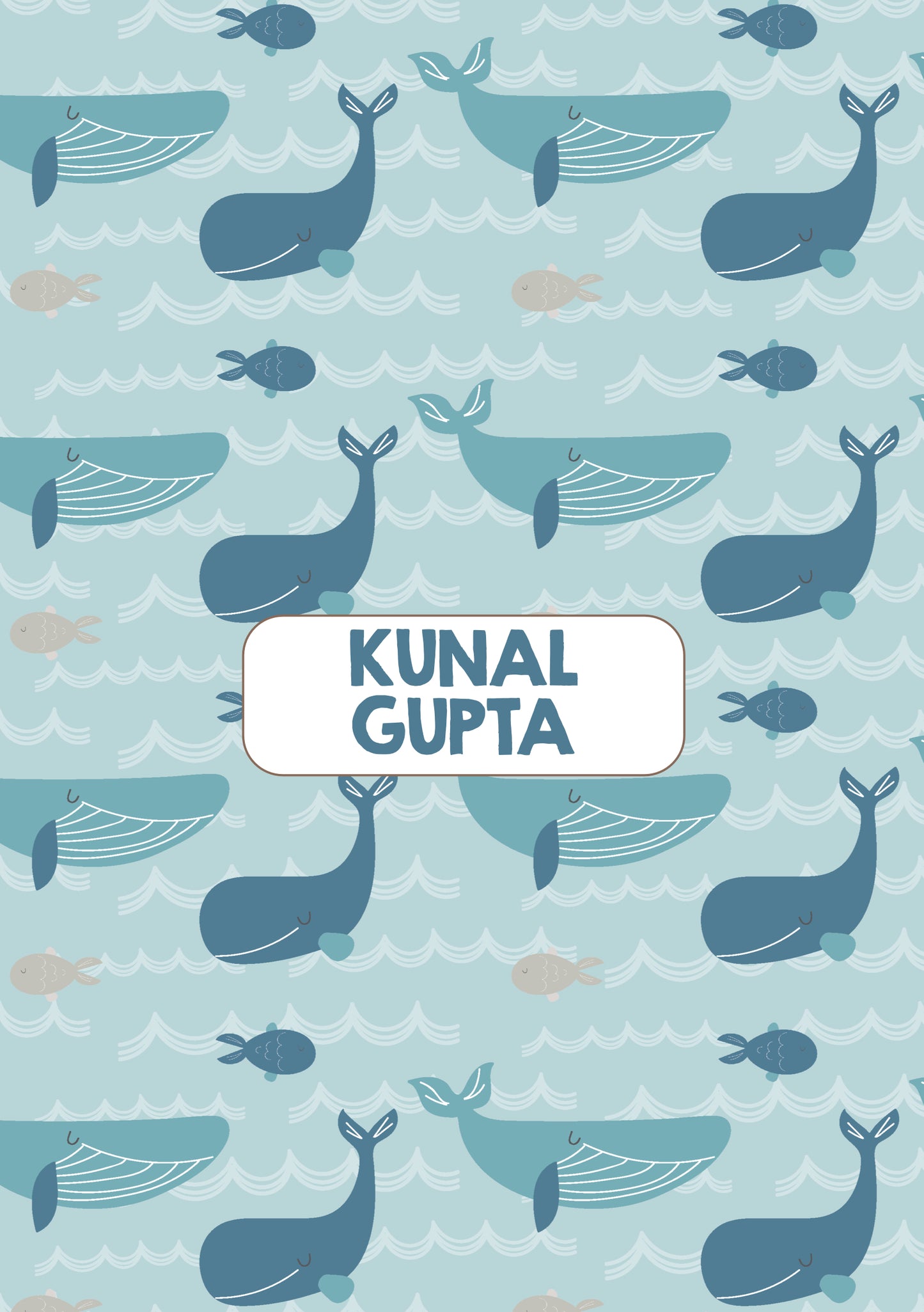 Personalised Note Book - Jaws