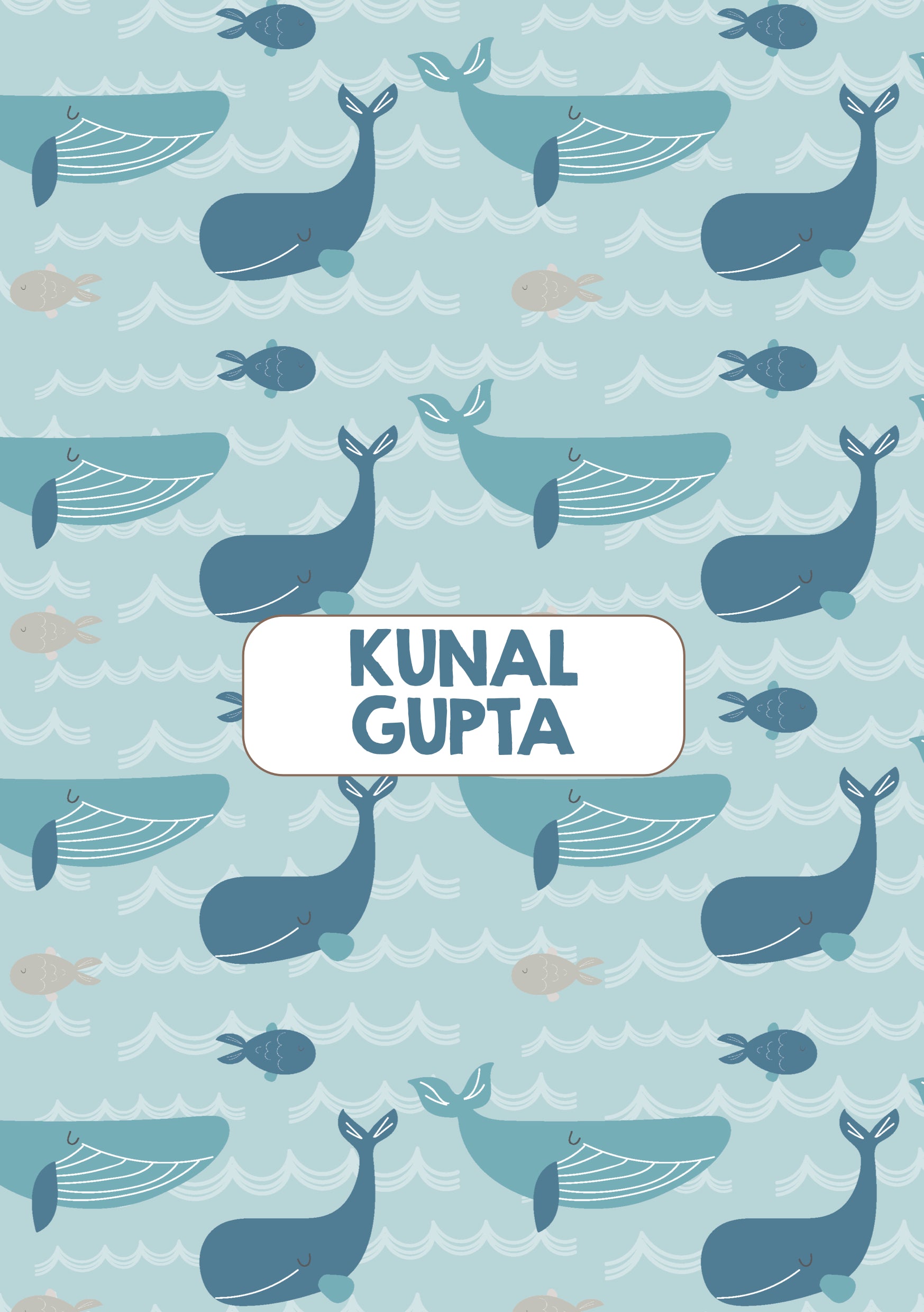 Personalised Note Book - Jaws