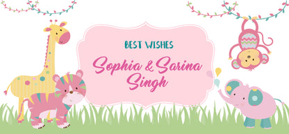 Gift Envelopes - Party Animals Pink