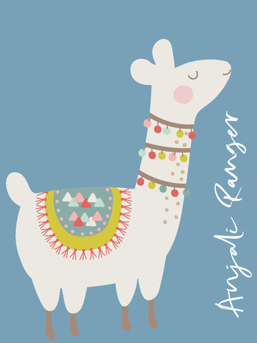 Ribbon Tags - Lucky Llama