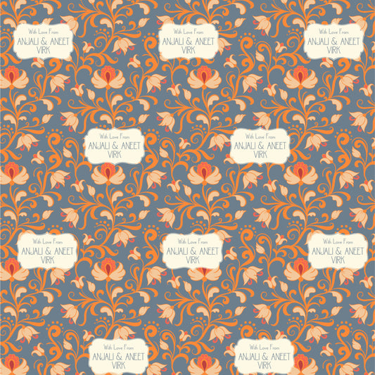 Personalised Wrapping Paper - Mughal Splendour