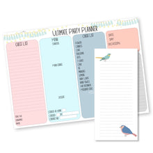 Deal set of Party planner and list pad in pastel shades from label Shabel